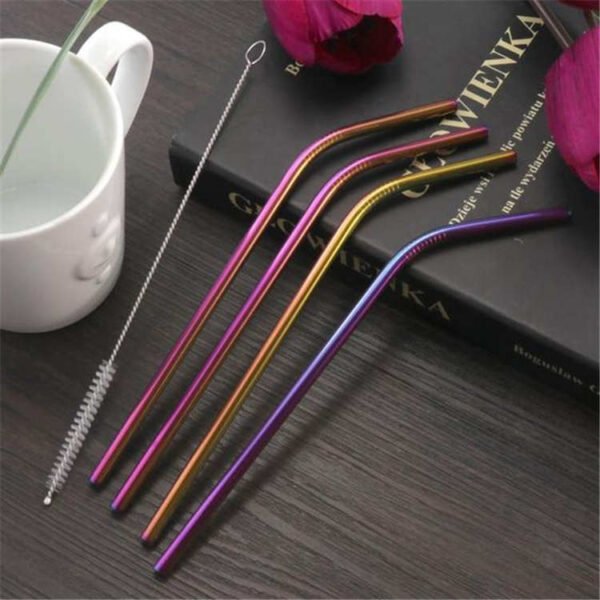 Reusable Stainless Steel Straws Metal Drinking Straws